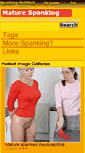 Mobile Screenshot of mature-spanking.com